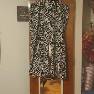 Zebra pajama pants